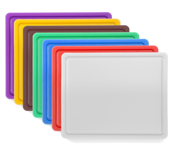 Доска разделочная HACCP HENDI 826102, GN1/2, 325x265 мм, толщина 12 мм, белая