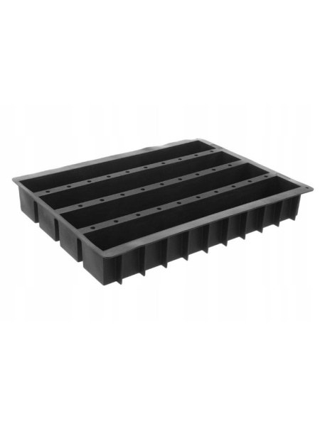 Форма для выпечки силиконовая Cake 4 Bars, 70x500x(H)70 мм, HENDI, 676332