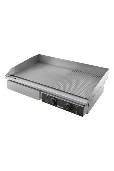 Поверхность жарочная Bufett CGL 131R электрическая, рифленая и гладкая, 4400Вт, 641131