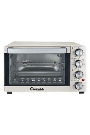 Мини-печь электрическая Bufett HMO 660 с конвекцией и грилем, 35л, 1500Вт, белый, 640660
