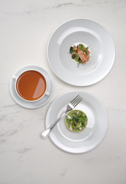 Тарелка для пасты HENDI Optima 770948, ø260 мм, белый фарфор