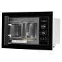 Печь микроволновая Bufett JMW 592 встраиваемая, 25л, 1200Вт, черная, 640592