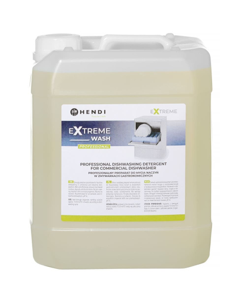 Средство профессиональное моющее для посудомоечных машин HENDI Extreme Wash 975053, 10 л