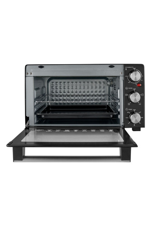 Мини-печь электрическая Bufett с конвекцией, 21л, 1200Вт, черный, 640658