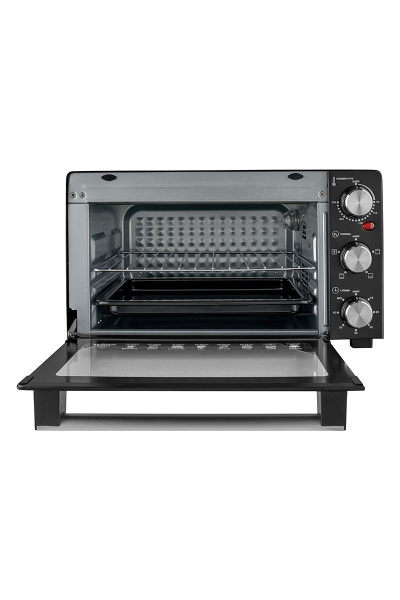 Мини-печь электрическая Bufett с конвекцией, 21л, 1200Вт, черный, 640658