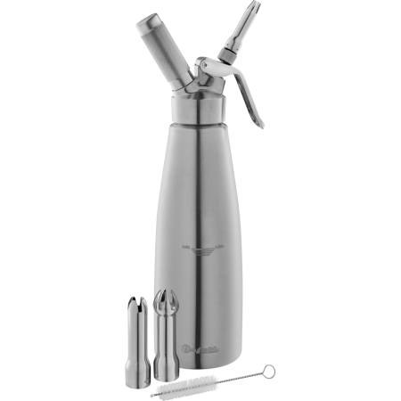 Сифон для сливок Bufett Professionelle Produkte 1л, серебряный нерж.сталь, 640006