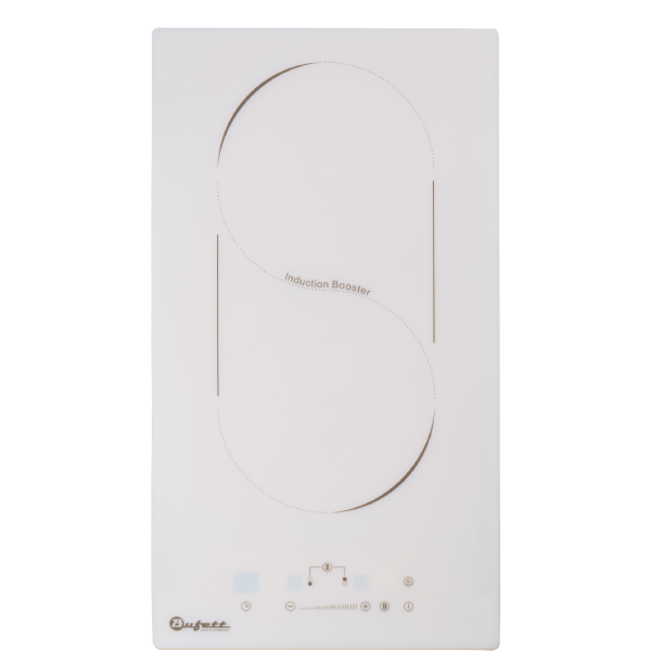 Панель варочная Bufett IHB 438 индукционная, 2 конфорки, 3500Вт, белая, 640438