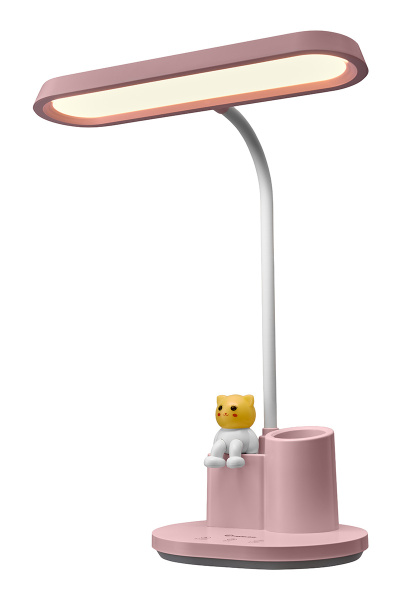 Лампа настольная светодиодная Bufett ZTL 192, 12 Вт, 600Лм, розовая, 641192