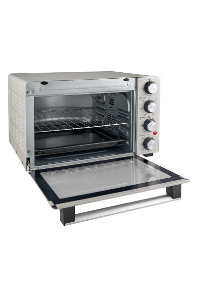 Мини-печь электрическая Bufett HMO 660 с конвекцией и грилем, 35л, 1500Вт, белый, 640660