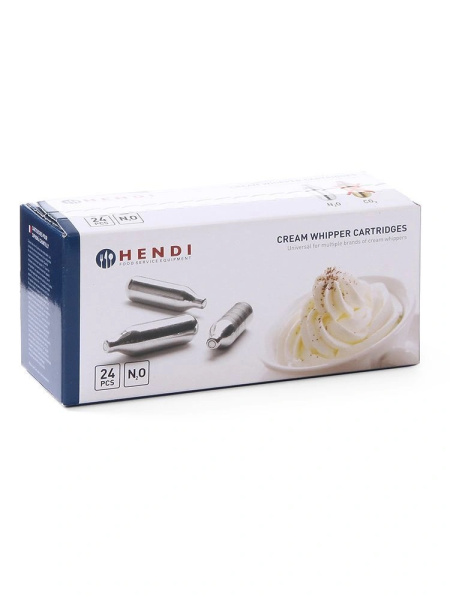 Баллончики для сифона для сливок N₂O HENDI 588215, 24 шт. в упаковке