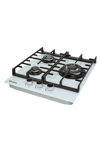 Панель варочная газовая Bufett HGH 778CI 3 конфорки, белая, 640778