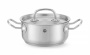 Кастрюля низкая с крышкой HENDI Kitchen Line 836002, 1,5 л, ø160x(H)75 мм