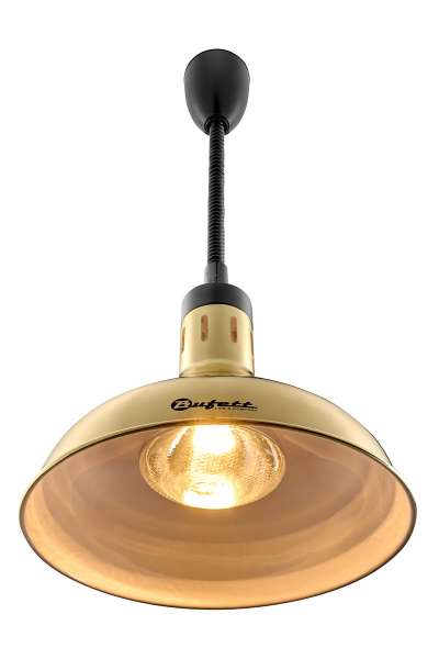 Лампа для подогрева блюд Bufett HTL 559 инфракрасная, 290мм, 275Вт, золотая, 641559