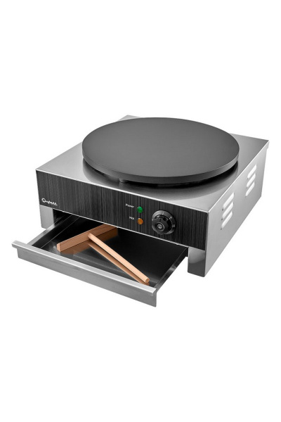 Блинница электрическая Bufett CCM 105 поверхность 400мм, 3000Вт, 641105