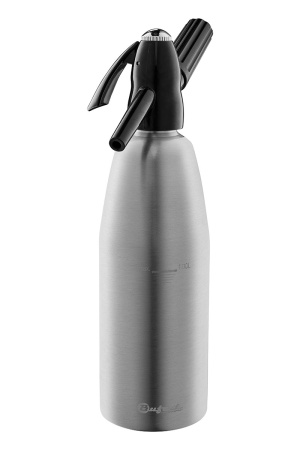Сифон для газирования Bufett Kulinarische Produkte 1л, серебряный, 640001