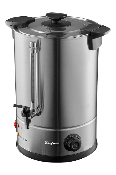 Электрокипятильник Bufett CWB 030DW с двойными стенками 10л, серебряный, 641030