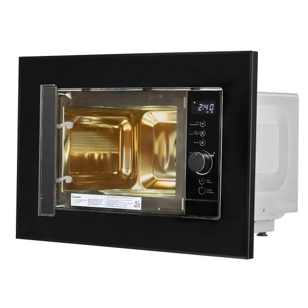 Печь микроволновая Bufett JMW 591 встраиваемая, 20л, 800Вт, черная, 640591