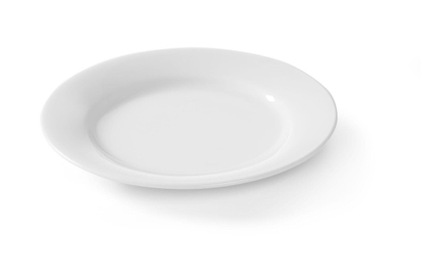 Тарелка мелкая HENDI Optima 770887, ø270 мм, белый фарфор