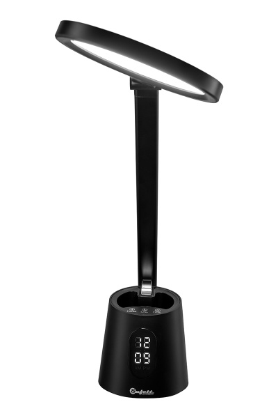 Лампа настольная светодиодная Bufett ZTL 196, 12 Вт, 600Лм, матово-черная, 641196