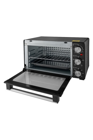 Мини-печь электрическая Bufett с конвекцией, 21л, 1200Вт, черный, 640658