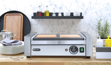 Гриль для сосисок HENDI 268506, однозонный, 7 роликов