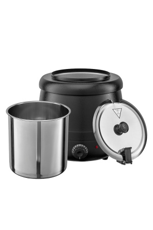 Мармит-горшочек для первых блюд Bufett CEK 002P 10л, 400Вт, черный, 641002
