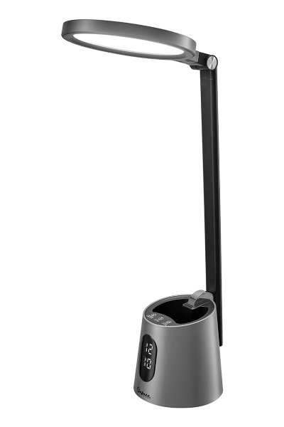 Лампа настольная светодиодная Bufett ZTL 195, 12 Вт, 600Лм, серый металлик, 641195