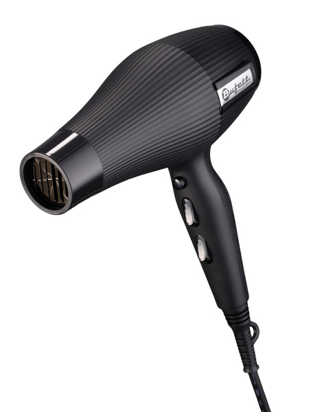 Фен профессиональный Bufett WHD 720AC 3 насадки, 2400Вт, черный, 640720