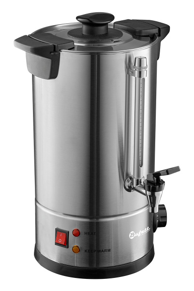 Электрокипятильник Bufett CWB 031DW с двойными стенками 12л, серебряный, 641031