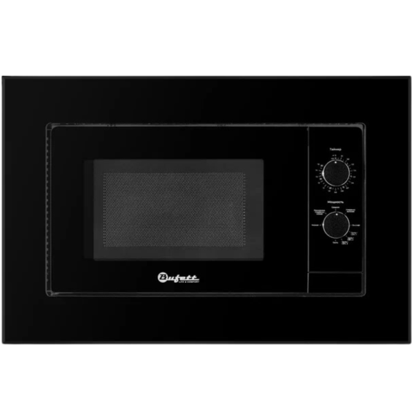 Печь микроволновая Bufett JMW 590 встраиваемая, 20л, 800Вт, черная, 640590