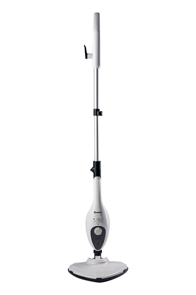 Швабра паровая Bufett SSM 746, 9 насадок, 350мл, 1500Вт, бело-черная, 640746