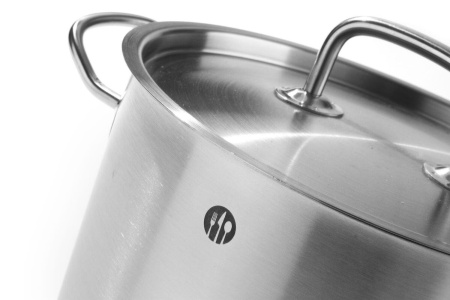 Кастрюля высокая с крышкой HENDI Kitchen Line 837405, 13,5 л, ø280x(H)220 мм