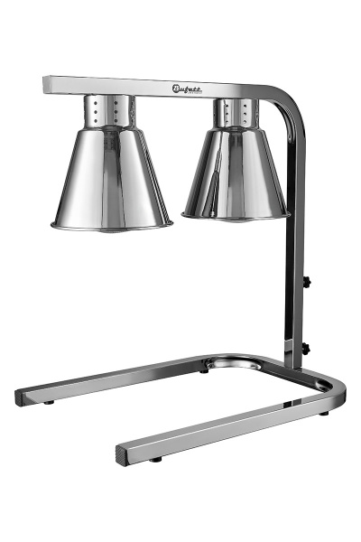 Лампа для подогрева блюд Bufett HHL 530 двойная, 250Вт+250Вт, серебристая, 641530