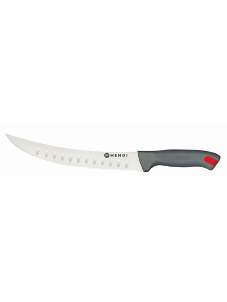 Нож для мяса Gastro, красный, длина лезвия 210 мм, HENDI, 840405