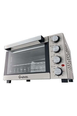 Мини-печь электрическая Bufett HMO 660 с конвекцией и грилем, 35л, 1500Вт, белый, 640660
