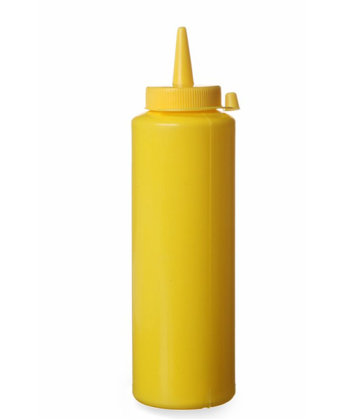 Диспенсер для холодных соусов, желтый, 0,35 л, ø55x(H)205 мм, HENDI, 557808