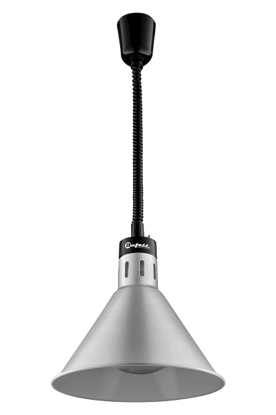 Лампа для подогрева блюд Bufett CWL 124 коническая, инфракрасная, 270мм, 250Вт, серебро, 641124