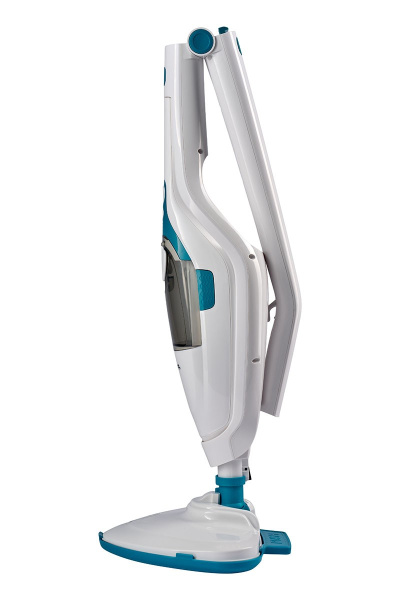 Швабра паровая Bufett SSM 748М, 9 насадок, 400мл, 1500Вт, бело-бирюзовая, 640748