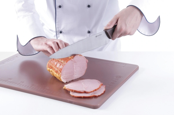 Доска разделочная HACCP HENDI 825648, 600x400 мм, толщина 18 мм, коричневая
