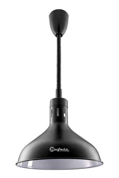 Лампа для подогрева блюд Bufett HTL 558 инфракрасная, 290мм, 275Вт, черная, 641558