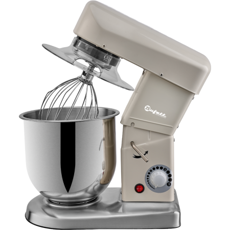Миксер планетарный Bufett CCM 085W7 с дежой 7л, 500Вт, белый, 641085