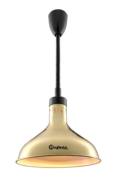 Лампа для подогрева блюд Bufett HTL 559 инфракрасная, 290мм, 275Вт, золотая, 641559