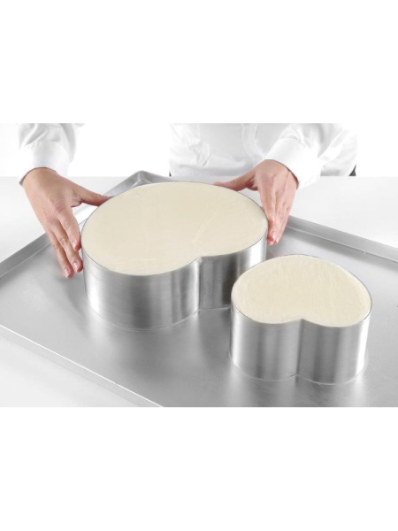 Форма кондитерская, сердце, 450x(H)80 мм, HENDI, 512456