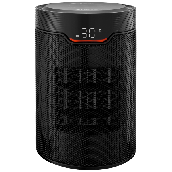 Обогреватель электрический Bufett DHT 907 с дисплеем, 1500Вт, черный, 640907