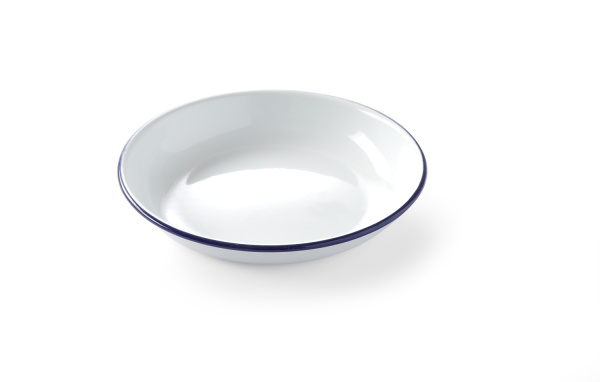 Тарелка глубокая эмалированная HENDI 621240, ø180 мм