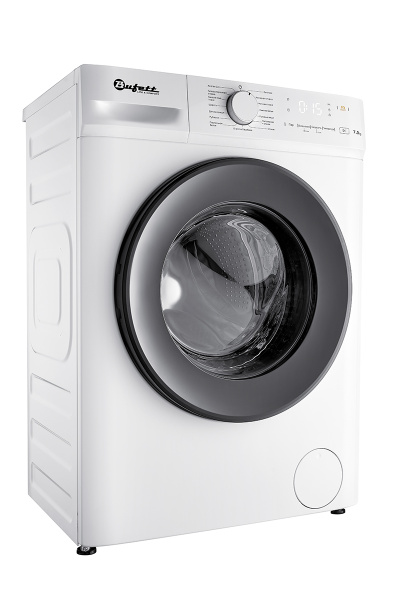 Машина стиральная Bufett MWM 551 с фронтальной загрузкой 7кг, А+++, белая, 640551
