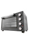 Мини-печь электрическая Bufett HMO 662 с 2 конфорками, 38л, 1600Вт, серый, 640662