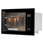 Печь микроволновая Bufett JMW 593 встраиваемая, 25л, 1200Вт, черная, 640593