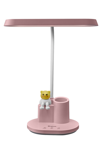 Лампа настольная светодиодная Bufett ZTL 192, 12 Вт, 600Лм, розовая, 641192