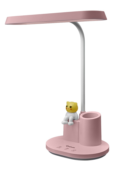Лампа настольная светодиодная Bufett ZTL 192, 12 Вт, 600Лм, розовая, 641192